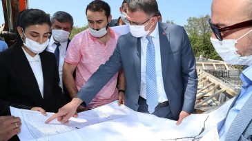 Vali Dr.Ozan Balcı Zinav’da inceleme yaptı