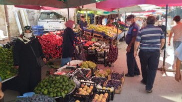 Reşadiye pazarı kapatıldı