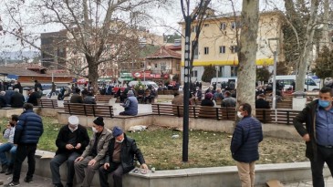 Reşadiye’de maske tamam mesafe problem