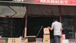 Yangın sonrası hasar ortaya çıktı