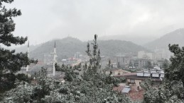 REŞADİYE BEYAZA BÜRÜNDÜ