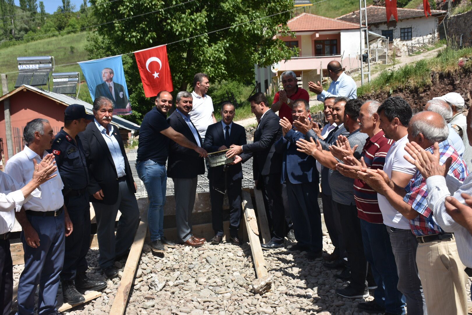 GÖKKÖY BALI DEDE CEM EVİNİN TEMELİ ATILDI