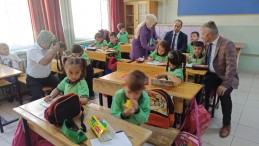 MİLLİ EĞİTİM MÜDÜRÜ SELİM BOLAT 3161 ÖĞRENCİMİZLE DERS BAŞI YAPTIK