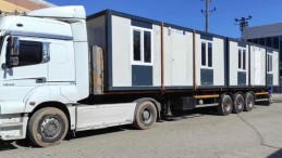 REŞADİYE BELEDİYESİ ÖNCÜLÜĞÜNDE 11 KONTEYNER EV