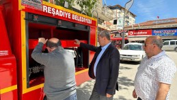 REŞADİYE İTFAİYESİ’NE KAZA KIRIM ARACI