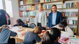 Demircili Beldesine halk kütüphanesi açıldı