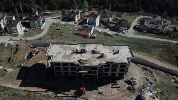 Reşadiye İlçe Jandarma hizmet binası inşaatı yükseliyor