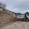 Reşadiye köy gurup yollarında heyelan