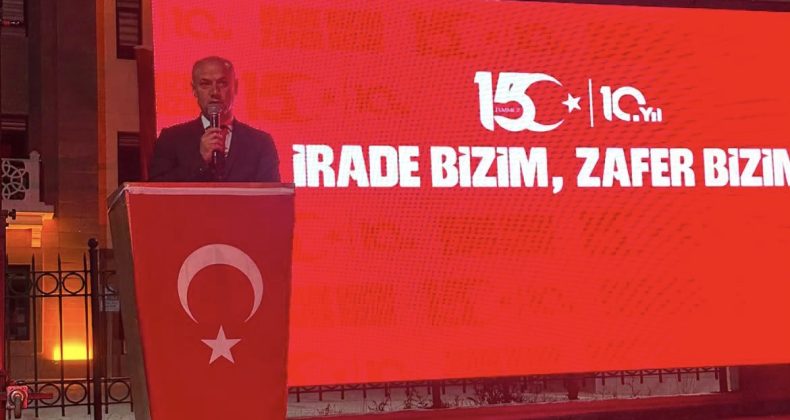Başkan Ergül Ünal,”15 Temmuz’da milli iradeye sahip çıktık”